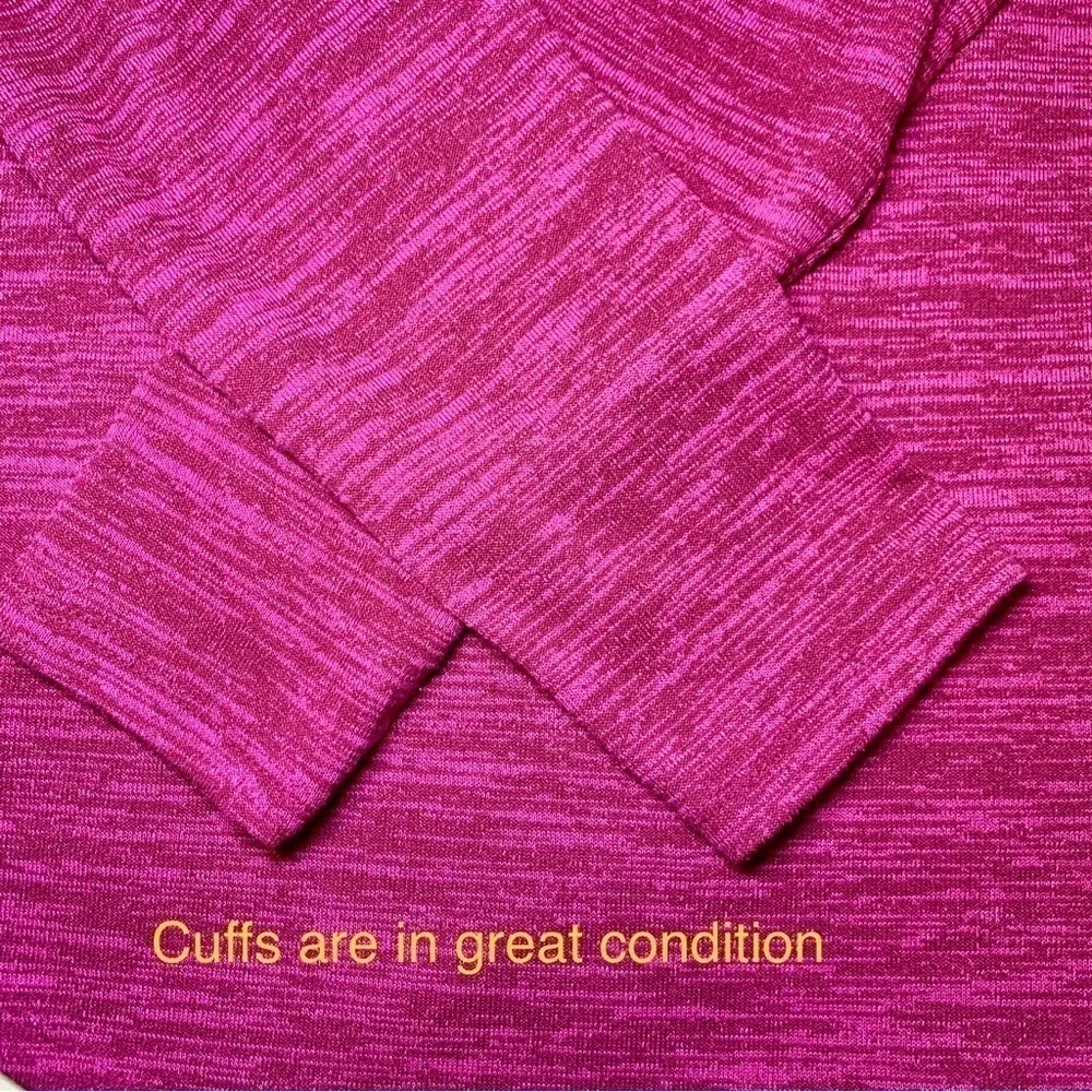 👀 Juicy Couture Fuscia Pink Top With Thumbholes, Pre-Owned, XL/16-18 🦋 - Picture 6 of 11